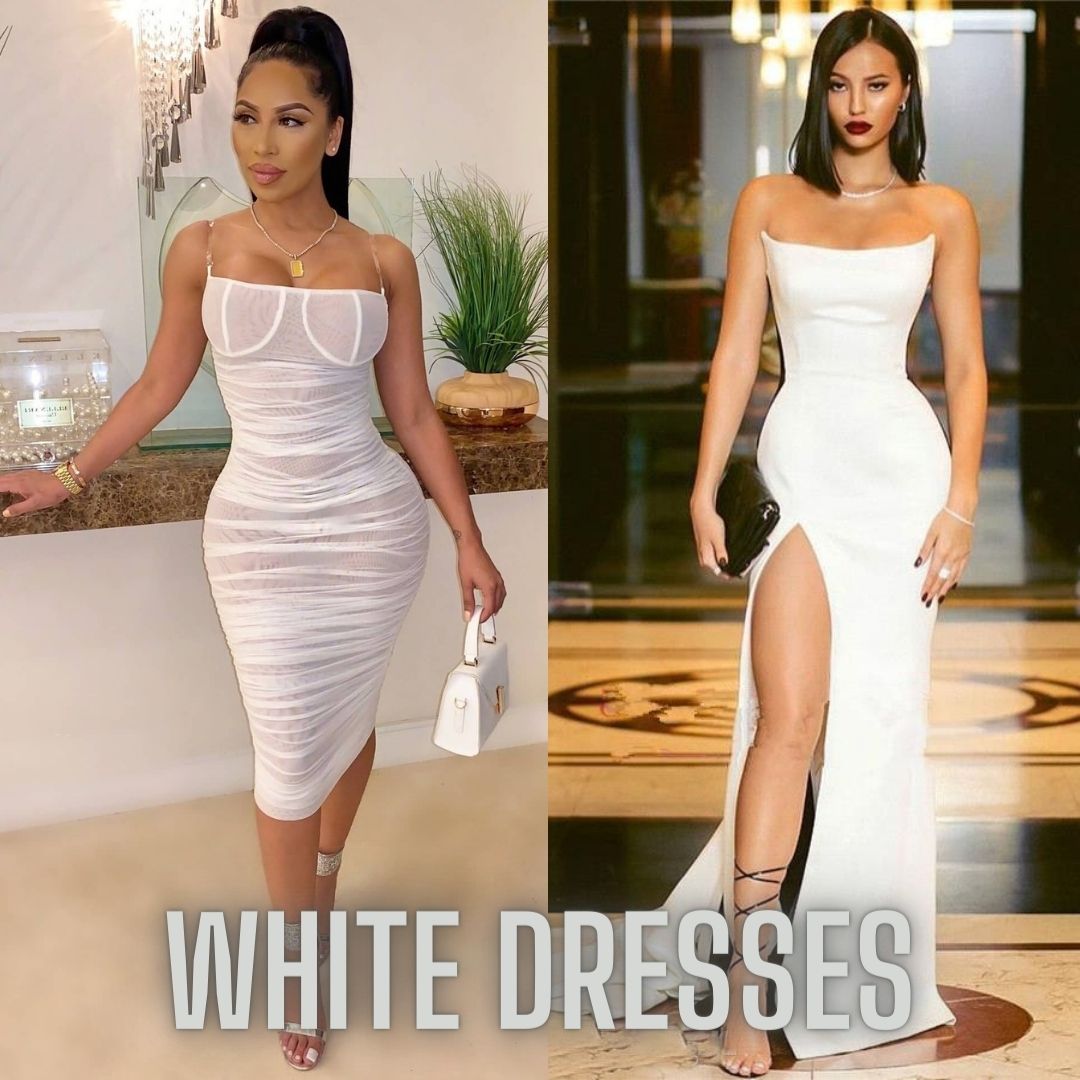 women's white dresses