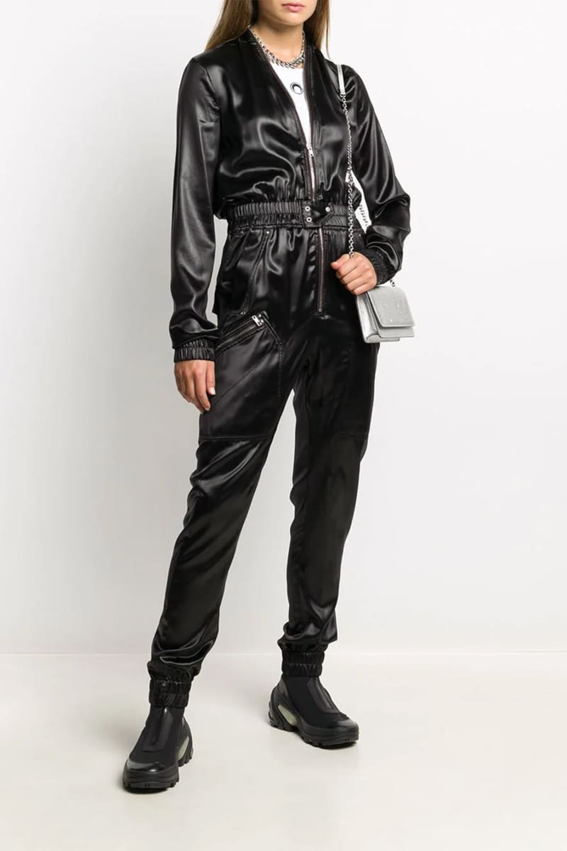 Long sleeve jogger jumpsuit sale