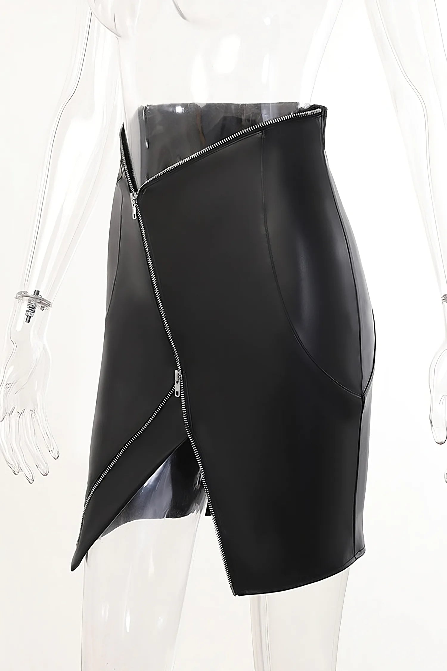 Black High Waisted Midi Fringe Skirt – IRHAZ