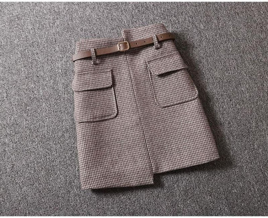 Irhaz Glad To See You Skirt-Gray Brown / Xl Skirt