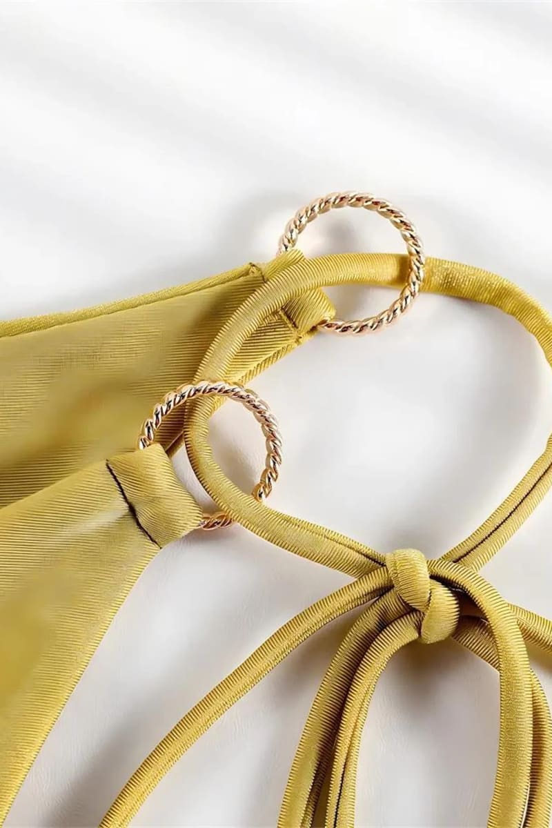 Mustard Yellow Bikini Set Bikini