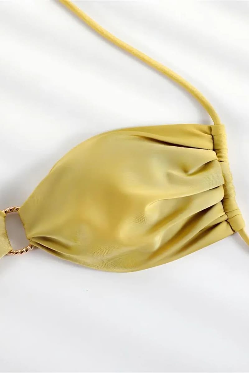 Mustard Yellow Bikini Set Bikini