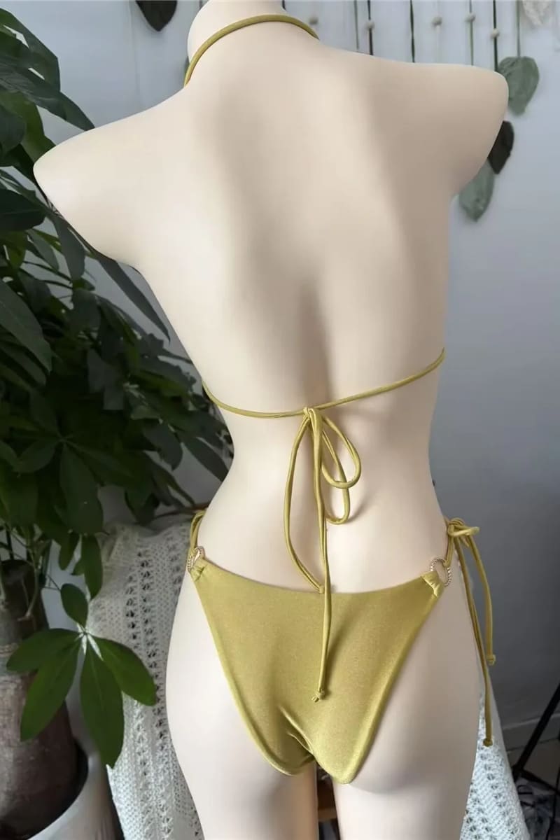 Mustard Yellow Bikini Set Bikini