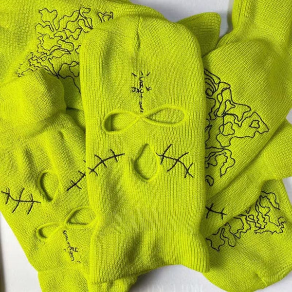 Berretto Lungo Rasta Giallo In Lana Acrilica - Unisex Modello Jack - Nyls Creation
