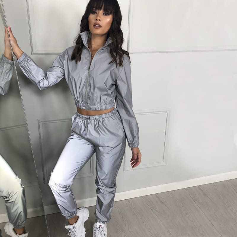 Reflective 2 piece set new arrivals