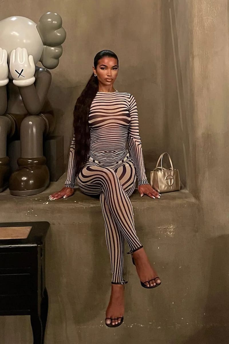 Two Piece Mesh Leggings Set