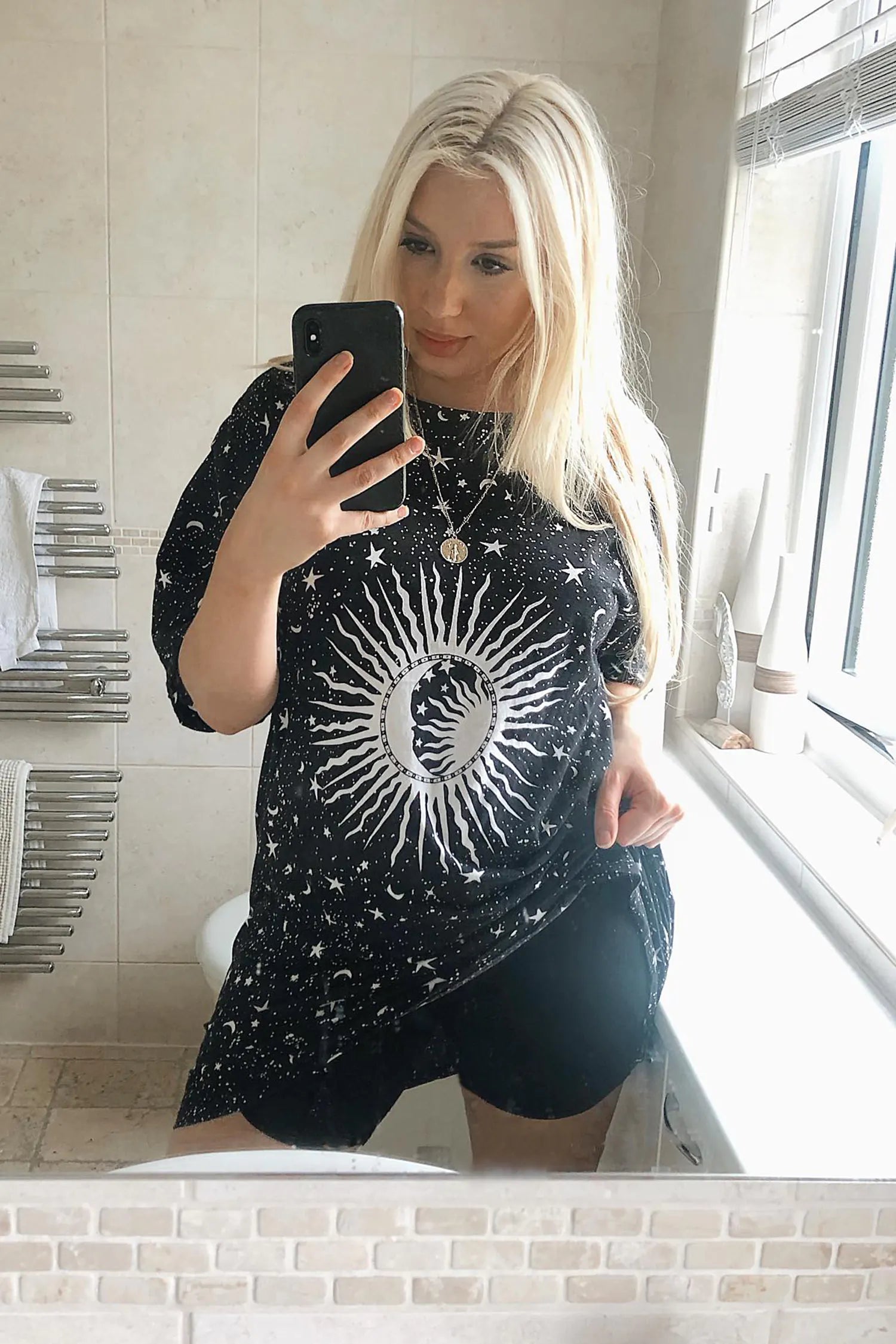 sunny kiss oversized tee