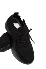 Black Casual Mesh Breathable Vulcanize Shoes