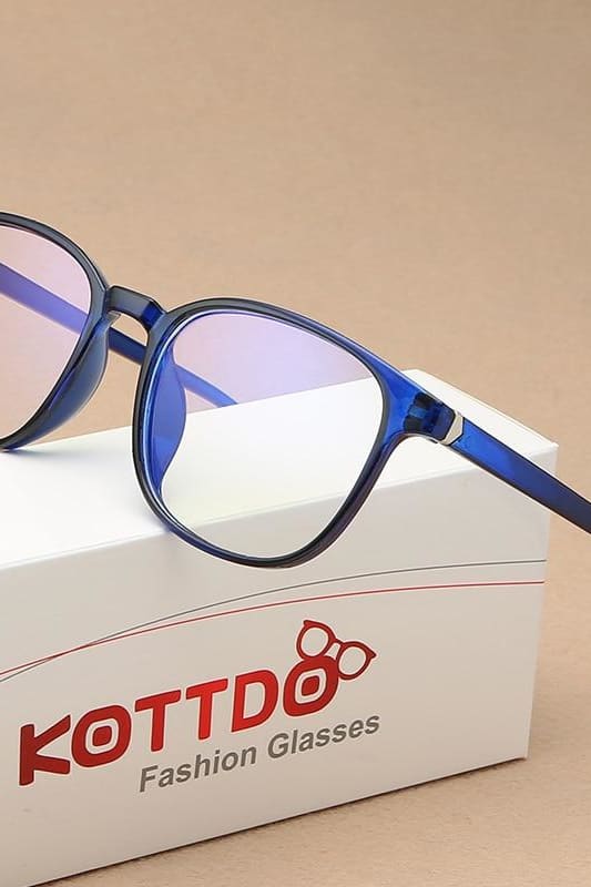 Computer Eyeglasses Anti-Blue Light Transparent Clear Plastic Frame Eyeglasses