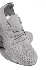 Gray Casual Mesh Breathable Vulcanize Shoes Short