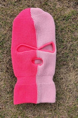 Pink And Rose Three Holes Ski Mask Balaclava