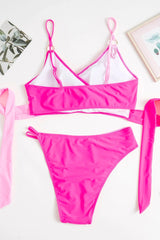 Plus Size Neon Pink Bikini