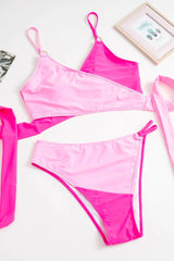 Plus Size Neon Pink Bikini